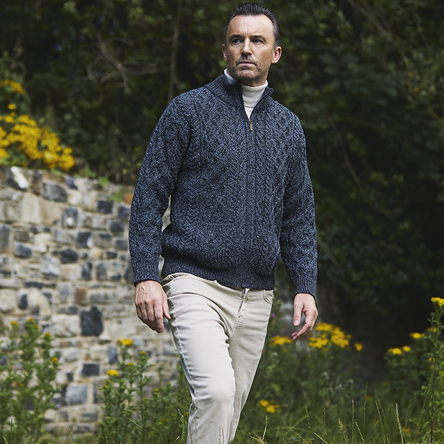 Go to the product listing to view all Men’s Aran Cardigans products